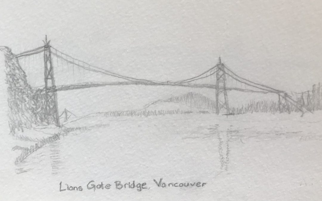 Building Bridges in Art – Graphite Sketches – Aspiring Artist