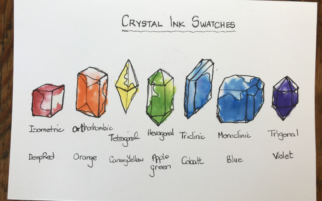 Crystal Ink Swatches