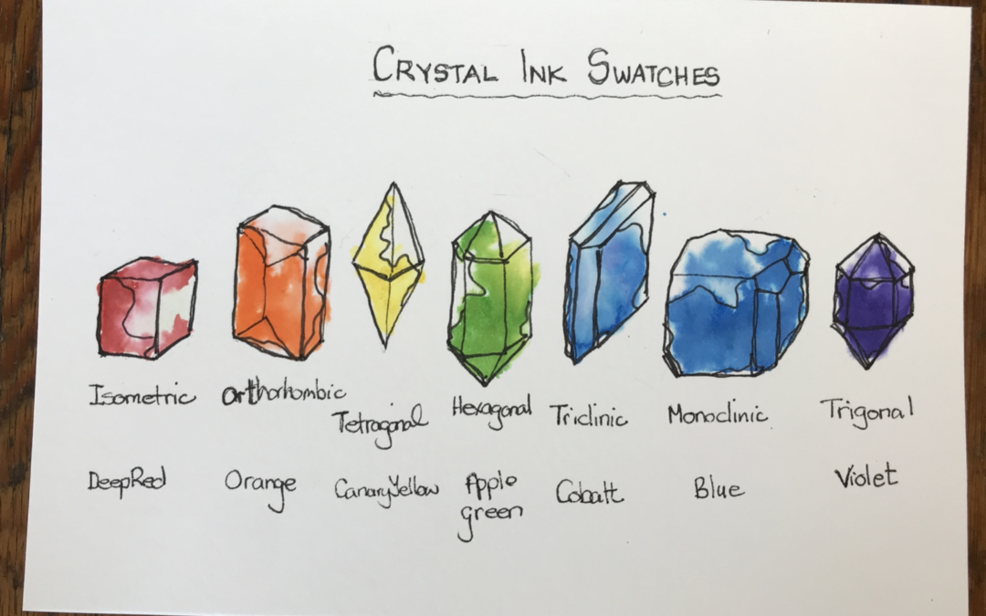 crystal ink swatches