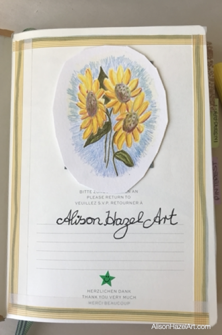 Art Journal cover page