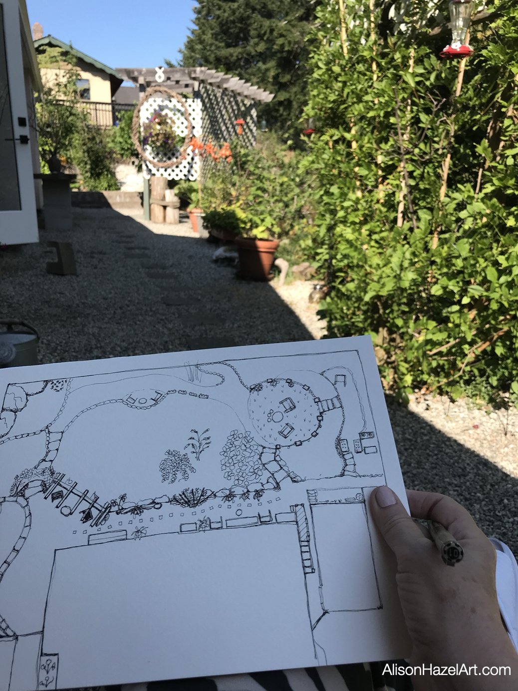 Garden Pen Line Completed