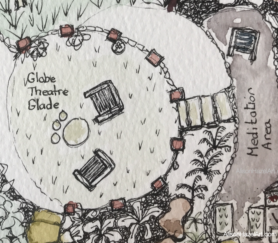 Globe Theatre Glade