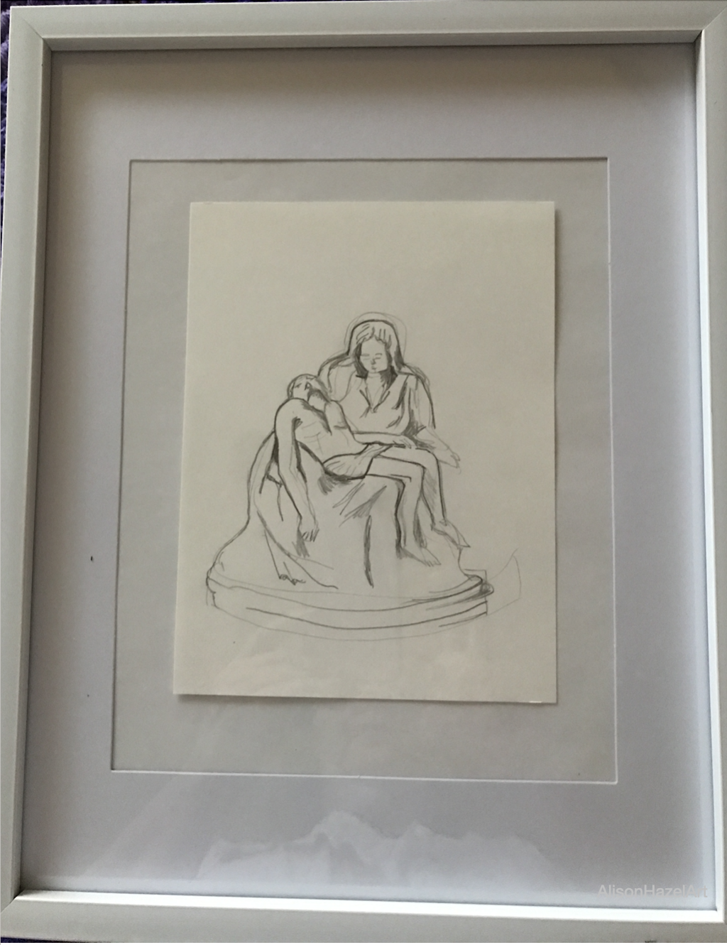 la-pieta-pencil-sketch